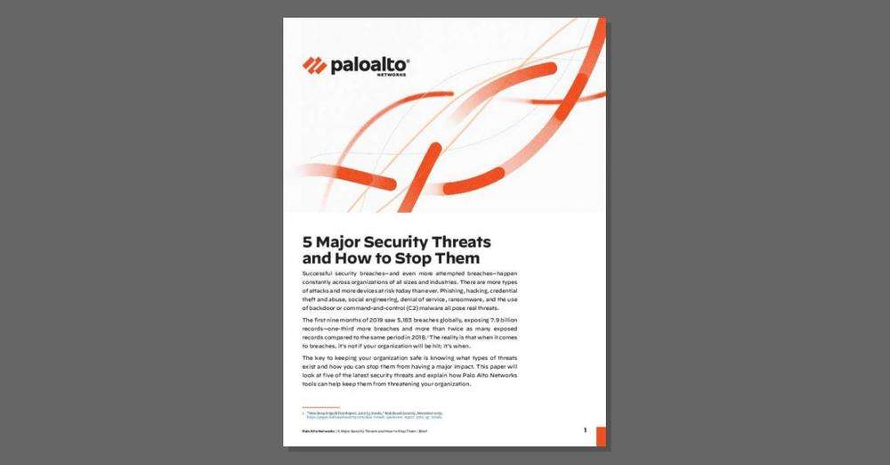 5 Major Security Threats and How to Stop Them